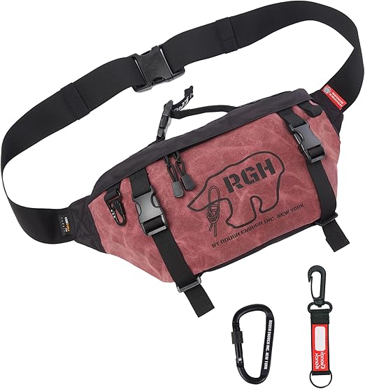 RE ROUGH ENOUGH Mens Tactical Fanny Pack Crossbody Large